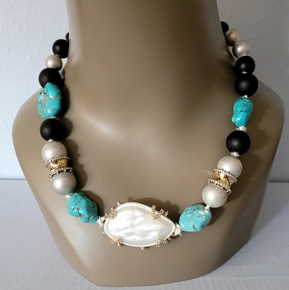 Alexis Bittal Multi Stone Necklace